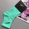 Mens socks tech fleece designer colorful womens socks candy color breathable sweat wicking couple socks NK print