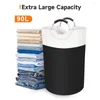 Bolsas de lavanderia cesta de cesto de carga de carga de carga à prova d'água com alças de alumínio protegidas por espuma