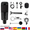 Mikrofony Kondensator Mikrofonu USB D80 Nagrywanie Stand i Ring Light for PC Karaoke Streaming Podcasting 230816