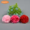 Decoratieve bloemen kransen 12 stcs16Color 9cm kunstmatige simulatie nep zijden cannering bloemhoofden voor moederdag diy hoed hoed tuard decoratief hkd230818