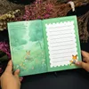 Creative Small Pure and Fresh Aesthetic Color Page Diary Book Illustration inte Student Notepad Stationery Gifts anteckningsbok