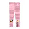 Leggings Tights Little Maven 2023 Girls 100 Cotton Trousers for Kids Comfort Pants Childrens Lovely Clothes with Bee and Flower 230818