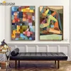 Målningar Paul Klee Color Block Abstract Style Canvas Print målning Affisch Moderna väggbilder Konst vardagsrum Interiör Hemdekoration 230817