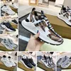 Paris Designer Casual Shoes Leather Classic Plaid Training Sneakers Berry Mesh Cloth Square Check stripe randskor Fashion Training Men Color Strip Sneakers