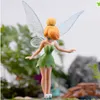 Objetos decorativos 6pcs Fada de flor Pixie Fly Wing Família Miniatura Garden Garden Ornamento Decoração de Decoração de Decoração Decoração de Craft Decorações para 230818