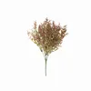 Decorative Flowers Wreaths Outdoor Indoor Artificial Fake Leaves UV Resistant No Fade Plastic Shrubs Plants Cypress and Christmas leaves HKD230818