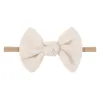 Morandi color children's butterfly headband headdress does not hurt hair baby baby nylon headband 2619