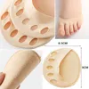 Pièces de chaussures Accessoires 4pcs Femmes PADS FORCOOT Talons hauts Half Insemie Five Toes Sole Foot Callus Callus Corns Relief Pied Poun Massage Massage Toe Pad 230817