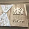Other Event Party Supplies 10 20 30 40 Pages Wedding Guest Book Signs Wooden Signature Mrs Mr P Decoration 230816