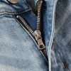 Jeans pour hommes Arrivée En détresse Bleu Clair Skinny Déchiré Streetwear Endommagé s Peint Slim Fit Stretch Détruit 230817