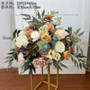 Decoratieve bloemen kunstmatige bloembal bruiloft decoratietafel centerpieces decor zijden simulatie plank feest t podium display po prop