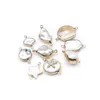Collane a pendente 5 pezzi Forma irregolare Connettori di perle ad acqua dolce casuale Cinceri per preparare la collana di gioielli