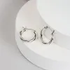 Hoop oorbellen NBNB Vintage meerlagige gedraaide lijnen voor vrouwen Girl Party Piercing sieraden Retro zilveren kleur vrouwelijk