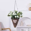 Decorative Flowers Wreaths 10 Heads Artificial Flower Silk Rose White Eucalyptus Leaves Peony Bouquet Fake Flower for Wedding Table Party Vase Home Decor HKD230818