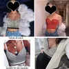 Taille buik Shaper zomerkwaliteit high -end top corset luxe bling diamant push omhoog bustier dames gewas camis y2k tank vrouw kleding 2308017