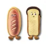 Kawaii Mood Bread Pencil Box Cute Cartoon Toast Funny Creative Student Stationery Gift