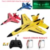 Aircraft Modle RC Plane SU-35 med LED-lampor Remote Control Flying Model Glider Aircraft 2.4G Fighter Hobby Airplane Epp Foam Toys Kids Gift 230818