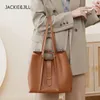 Totes Jackie Jill Sac fourre-tout en cuir véritable Sac pour femme haut de gamme avec une grande capacité Design exclusif Idéal pour les trajets quotidiens HKD230818