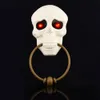 Andra evenemangsfestleveranser Halloween Glowing Skull Bells Eye Luminous Skeleton Tricky Bell Touch Control Electric Batteri Powered Funny Novty Spooky Toy 230818