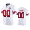 San Francisco''49ers''Men 19 Deebo Samuel 10 Jimmy Garoppolo 5 Trey Lance Donna Youth Bianco Personalizzato 75th Anniversary Throwback Limited Jersey