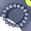 Strand Terahertz Bracelet Palindrome Beads Energy Stone Hand Row Nown Healthy Healthy Real Plycrystalline Men女性カップルファッションジュエリー