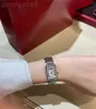 Modedesigner Watch Tank Luxury Watches Men 2813 Movement Quartz Gold Plated Watchband Orologio Gentleman Bezel Square Watch Unisex Mature XB09 C23
