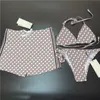 Parejas Trajes de baño Diseñadores Para mujer Bikinis Conjuntos para hombre Pantalones cortos de natación Carta Impreso Amantes Traje de baño Vacaciones de verano Hombres y mujeres Bathi267P