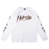 Mäns långärmad t-shirt med identiskt logotyptryck av Hellstar Studios Records Ins Men Sweatshirts Round Neck Long Sleeve Outdoor Casual Street Hoodies SMLXL