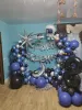 Cono de agua de agua 50 cm Balloon Explosion Star Globos Foil Fiesta de cumpleaños Suministros Decoración Ceremonia de apertura Boda