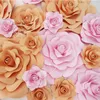 Decorative Flowers Giant Paper Foam Rose Roses 16pcs Mix Sizes Stage Wedding Party Event Background Table Decorations Decoracao De Festa