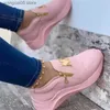 Vestido tênis mulheres tênis plataforma de verão de verão sapatos esportivos e tênis feminino tênis não deslizam sapatos de fundo macio, mulheres deslizam no sapato T230818