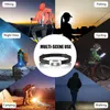 Strålkastare Fiske 3 Head Camping Lägen Portable Headlamp Light Mini Sensor Lamps Torch Laddningsbar kropp utomhusrörelse