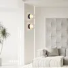 Wall Lamp Spanish Designer Creative Glass Luxury SimpleLighting Porch Aisle Background Bedroom Bedside Decorative LED Lights