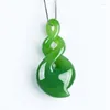 Pendentif Colliers Naturel Vert Sculpté À La Main En Forme De Coeur Jade Boutique De Mode Bijoux Hommes Et Femmes Collier Cadeau Accessoires