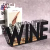 Candle Holders Modern Wine Cork Holder Endurance Red Wine Wines Rack Storage for Kitchen Countertop Wine Cabinet Wedding Christmas Home Decor 230817