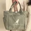 Totes Kangol versátil de grande capacidade de tela bolsa bolsa de bolsa de sacola de designer de bolsas para mulheres para mulheres para mulheres bolsas de ombro hkd230818