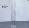 6pcs Свадебные украшения центральная часть Candelabra Clear Candle Holder Acril Candlesticks для свадеб.