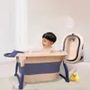 Bathing Tubs Seats Children Portable Folding Bathtub Hydromassage Sauna Folding Bathtub Mobile Beach Bidet Bathroom Barrel R230818