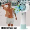 Decorative Figurines Portable Fan Desk Mini USB Rechargeable Mute Handheld Fans For Kids Adults Indoor Outdoor 3 Wind Speed Adjustable