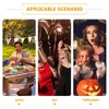 Wegwerpbekers rietjes 30 pc's beker campinglocatie rekwisieten Halloween eenmalig papier handige accessoires buitenfeest