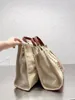MJ 2023 Aggiorna la borsa tela originale di tela super grande borsetta borsa per borsetta borsa da donna sacca per la spesa multifunzionale retrò grande tromba di tromba jacquard