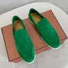 Kleiderschuhe flache Freizeitschuhe Herrenleder runden Kopf Frauen Wanderschuhe Sommer Frühling und Herbstlaafer Männer Moccasins Lazy Schuhe 230817