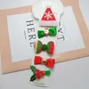 Pin 2024 Kerstmishaar hete verkoop 5 pc's / set schattige sneeuwman Santa Claus Hair Card Girls Hair Clip Accessoires op voorraad