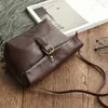 Totes MJ Soft Genuine Leather Women Messenger Bag Female Real Leather Crossbody Shoulder Bags Small Handbag Retro Phone Bag for Girls HKD230818