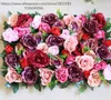 Fiori decorativi tongfeng 8pcs/lotto mixcolor seta artificiale rosa peonia muro di fiori sfondo di decorazione centratagonista