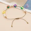 Strand Natural Pearl Fruit Clay Friendship Bracelet Summer Beach Surfer Bracelets Fashion Bijoux Handmade Design Gift For Teen Girl