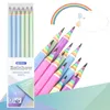Ballpoint Pens 12 Rainbow Paper Pencil Set Children's Writing and Painting HB Professional Art Sketch Comic Pen Office School Supplies 230817