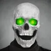 Maski imprezowe Halloween Dekoracja maska ​​czaszka maski na nakrycia głowy Maski czaszki ruchome jaw horror hełm szkielet masek kostiumowy 230817