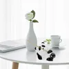 Dekorativa figurer keramiska hållare tecknad pinne chic censer härlig stativ kontor skrivbords prydnad