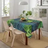Table de table de la forêt tropicale de la forêt de la forêt rectangulaire de couverture de couverture